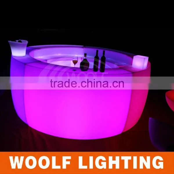 Glow Color Light High Quality Cheap Plastic LED Furniture photo-3