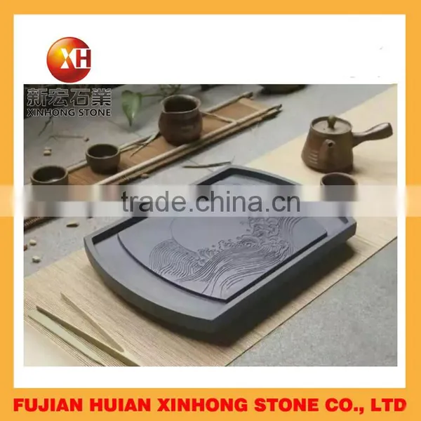 Japanese Style High Quality Mongolia White Metal Tea Tray photo-5