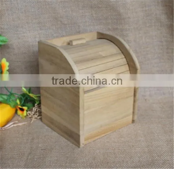 Factory Price Vintage Solid Wooden Remote Storage Box With Sliding Cover photo-6