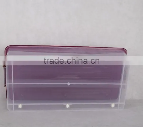 Durable Transparent Stackable Plastic Storage Box photo-3