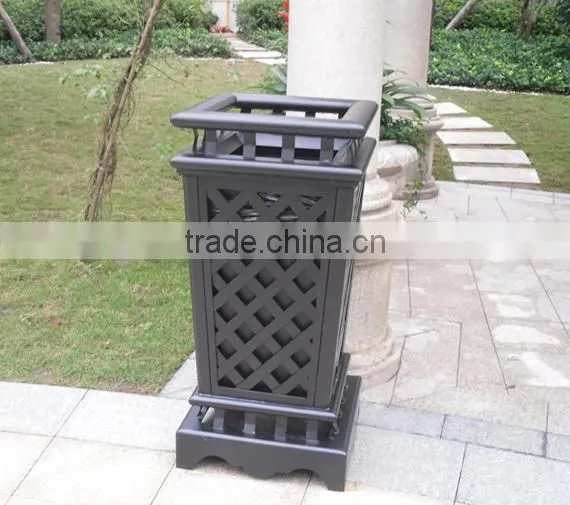 Arlau Outdoor Park Metal Waste Bin photo-4