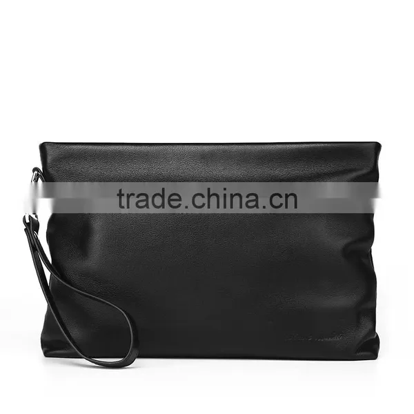 Hot Sell Designer Design Fashion Vintage Cowhide Leather Functional Wristlet Cell Phone Wallet Clutch Bag photo-2