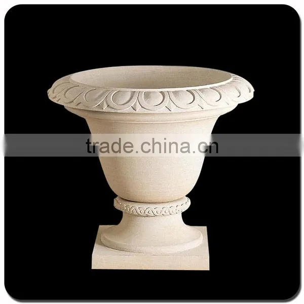 Low Marble Flower Pot Indoor Flower Pots for Sale photo-2