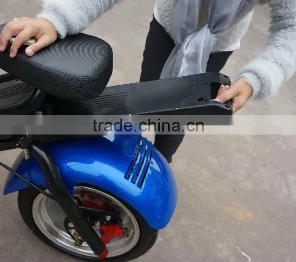 18x9.5-8inch Pneumatic Tire 800w-2000w Electric David Hardison Style Scooter of 60V photo-4