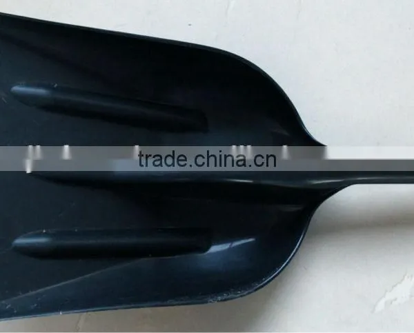 Plastic Snow Shovel With Wooden Handle &D-grip. photo-2