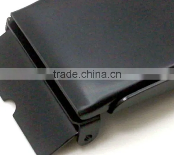 High Quality 1-1/2" Flip Top Garment Cloth Metal Stamping Steel Military Buckle Electro Black, Witth Tip photo-4