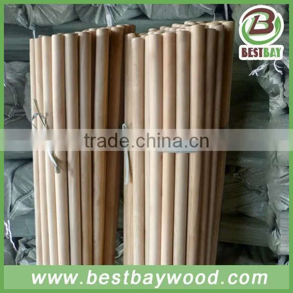 Wooden Broom Handle With Thread Wooden Broom Stick in Brush Wooden Garden Tools photo-3