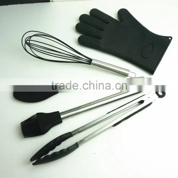 33052 10-pcs Silicone Kitchen Utensil With Stainless Steel Handle photo-4