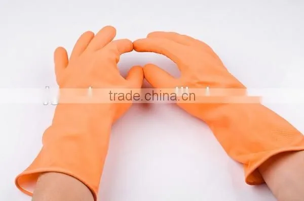 Hands Kitchen Gloves Rubber Dishes Cleaning Home Office Toilet Latex photo-2