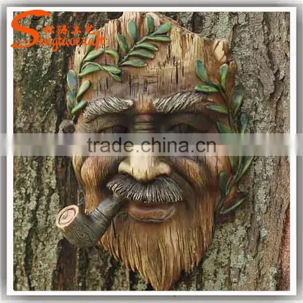 Fiber Glass Decorative Tree Faces Made of Decorative Tree Stump Artificial Tree Without Leaves photo-5