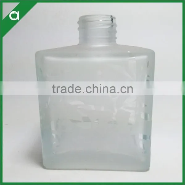 100ml Frosted Square Shape Glass Diffuser Bottle photo-3