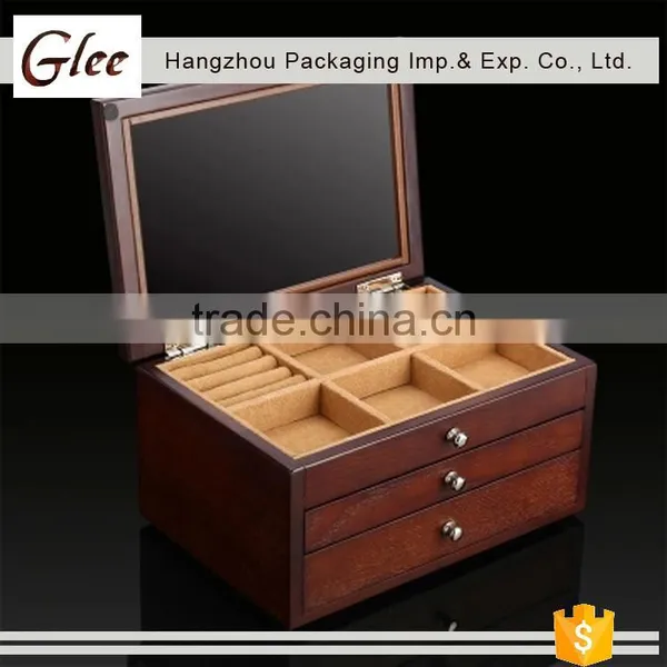 Luxurious Beautiful Latest Style Custom Made Packing Wooden Jewelry Box photo-3
