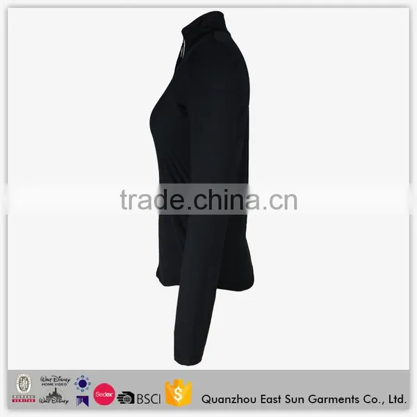 OEM Plain Black Classic Casual Clothes Wholesale Fitness Running Custom Made Softshell Jackets For Women photo-3