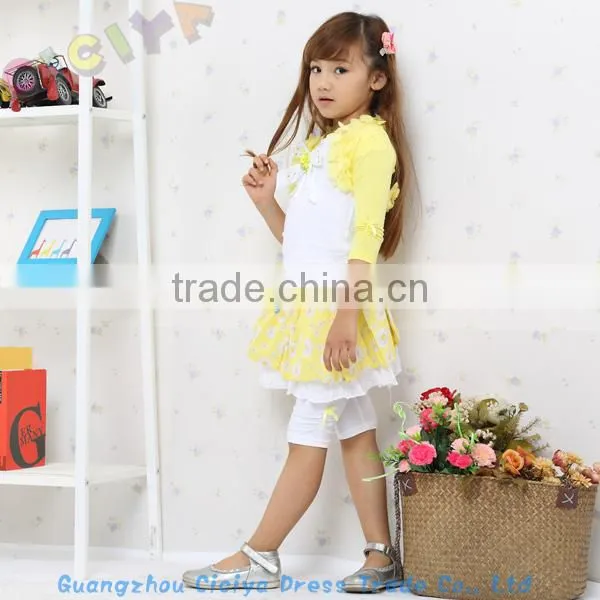 Latest Fashion Baby Girl Summer Dress With Ready Stock 4pcs Set photo-2
