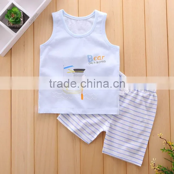 Wholesale Latest Cute Style Summer Baby Boy Clothes Set photo-2