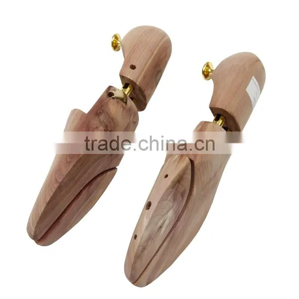 American Red Cedar Wood Type Wooden Shoe Stretcher With Metal Cap photo-5