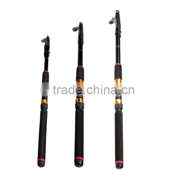 Ecellent Quality 2.1/2.4/2.7m Outdoor Portable Glass Fiber Telescopic Fishing Rod Travel Holiday Spinning Fishing Pole photo-2