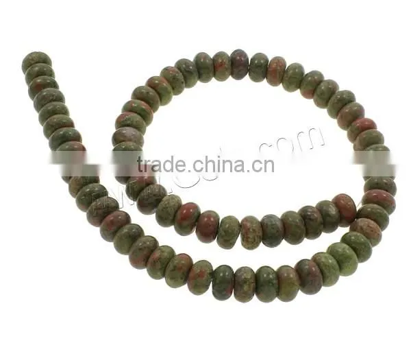 Rondelle 10x6mm Ruby in Zoisite Gemstone Beads photo-2