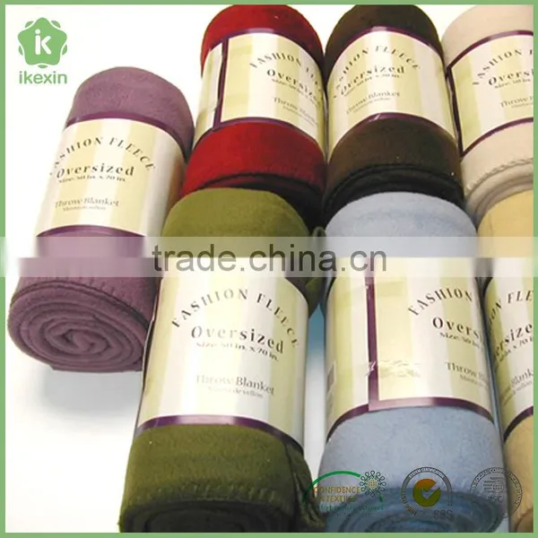 Solid Color Stock Sofa Polar Fleece Blanket As Present photo-5