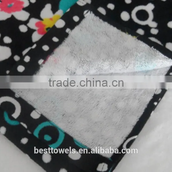 China Wholesale Velour Reactive Printed Beach Towel photo-5