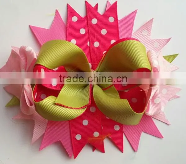 Sell Hot Headdress Multicolor Flower Headband Girl Hair Band photo-3
