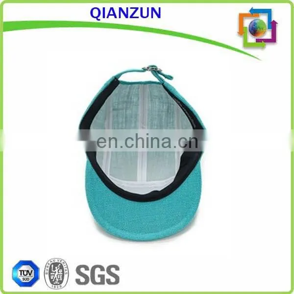 2015 OEM Green Plain Blank Canvas 5 Panel Hat Cap photo-4