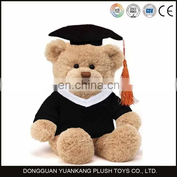 Uniform Stuffed Graduation Teddy Bear Plush Doll Toy for Ceremony Gifts With Glasses photo-2