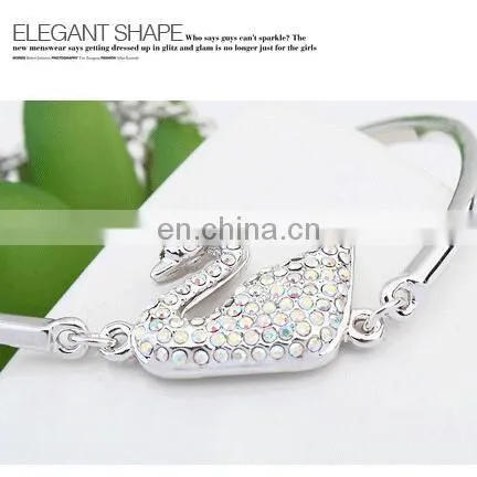 Austrian Crystal Bracelet Ballet Swan Silver Bracelet photo-2