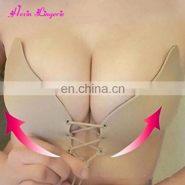 Ladies Nude Silicone Very Sexy Magic Push Up Bra photo-3