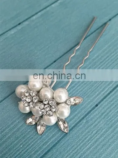 Wedding Headpiece Rhinestone U Shaped Hair Pins