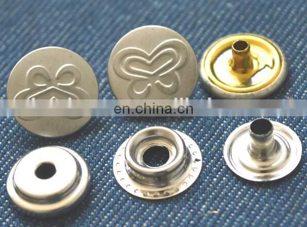 Logo Embossed Metal Snap Button photo-2
