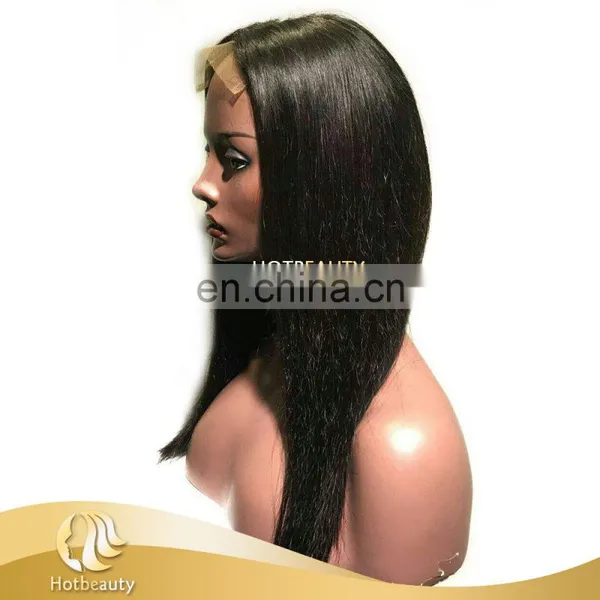 Paypal Customized Quality Wig Closure Made Wig 150% Density Hotbeauty Brazilian Hair Wig photo-2