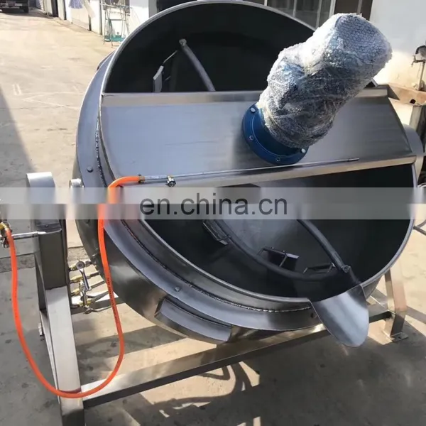 100 Liter Industrial Steam/gas/electric Jacketed Cooking Kettle Cooking Mixer Pot Jacket Kettle With Agitator photo-5