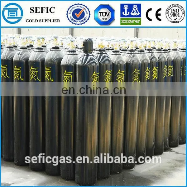 Different Sizes And Colors Chlorine Cylinder Low Price Nitrogen Gas Cylinder Valves Equipped Nitrogen Cylinder photo-2