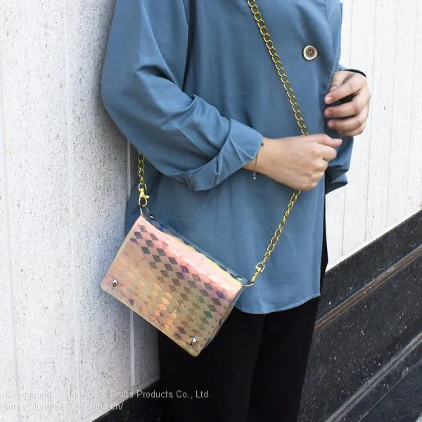 Custom PVC Tote Bag Pvc Handbag Solid Color Jelly Package Stitching Multi-color Handbag Bag One Generation