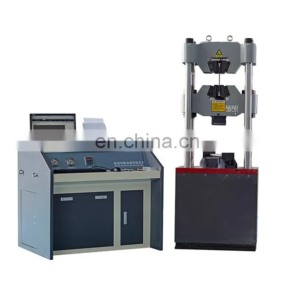 Elevator Steel Rope Hydraulic Universal Testing Machine 600 kN 60 Ton Servo Computer Control Tensile Tester Equipment photo-3