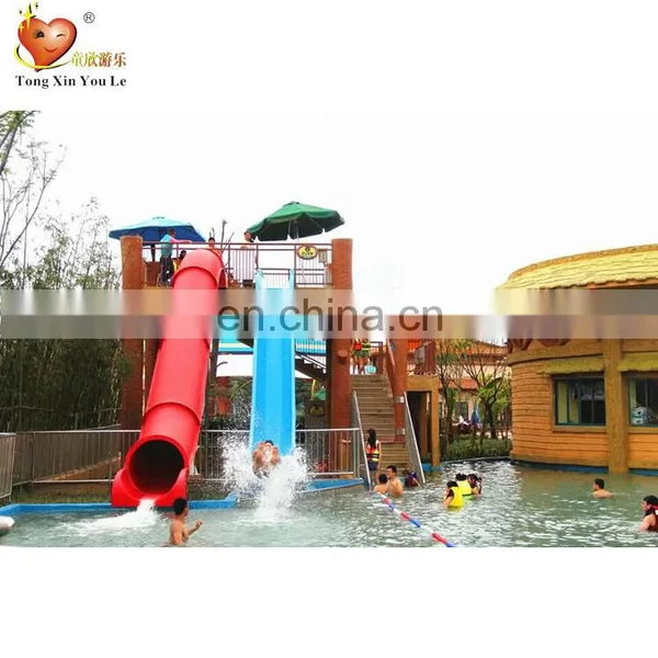Fiberglass Water Park Swimming Pool Equipment Family Water Slides for Kids and Parents photo-4