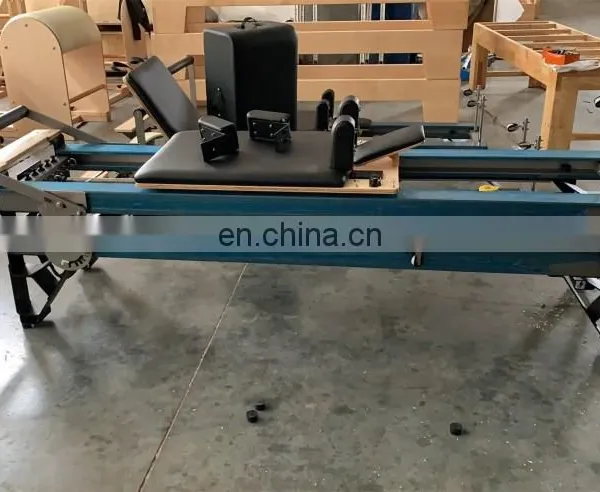 Hot Selling Pilates Reformer Machine in Aluminium With Tower Home Folding Reformer Pilates Equipment With Half Trapeze SNP03 photo-7
