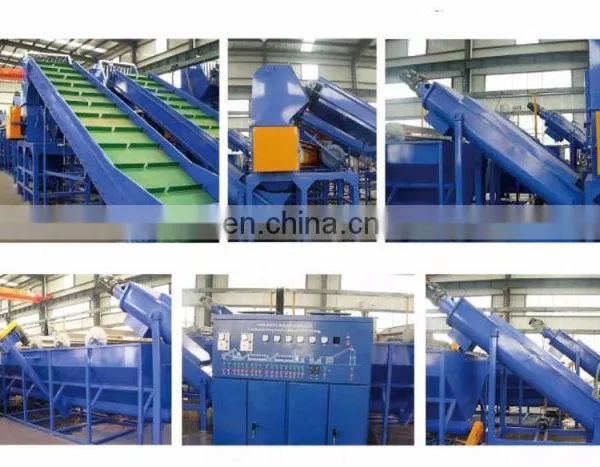 SMALL TYPE HDPE LDPE PP Waste Bag and Film Crushing and Washing Machine and Drying With Conveyor Belt photo-3