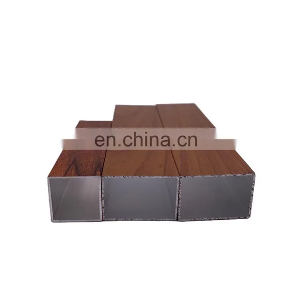 Shengxin Wood Grain Aluminum Tube for Building and Decoration photo-2