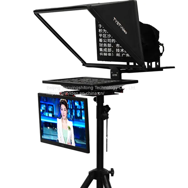 Factory Outlet TYSTVideo 24 Inch Dual Screen Teleprompter With Self-check Screen photo-4
