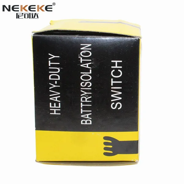 NEKEKE Rotary Switch Battery Disconnect for Car Boat Truck Battery Cut off Switch photo-4