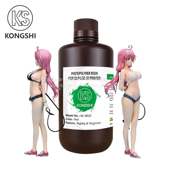 3D Printing Resin UV Wavelength 405nm Liquid Bottle Ordinary UV Sensitive For LCD Standard Photopolymer Resin Print Resin 1KG photo-4