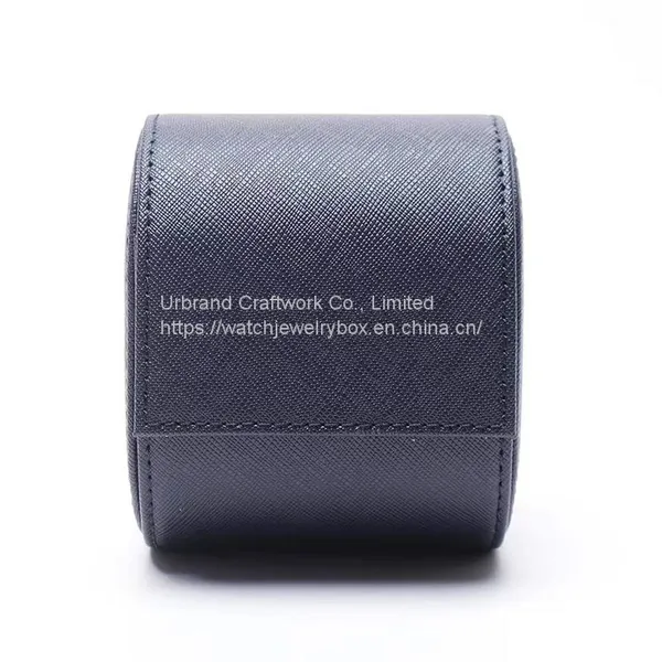 Wholesale Protective Dustproof Leather Watch Storage Box Single Mechanical Leather Watch Bag photo-3