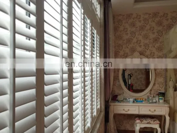 Wood Frame Balcony Concrete Glass Louvered Windows photo-2