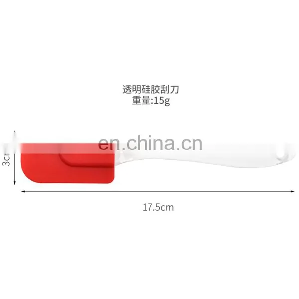 Easy to Clean and Reusable Silicone Spatula With Plastic Handle photo-3