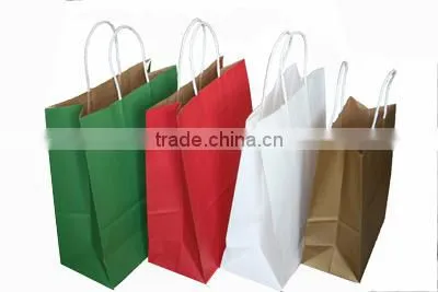 Cheap Kraft Brown Paper Bags With Handles photo-3