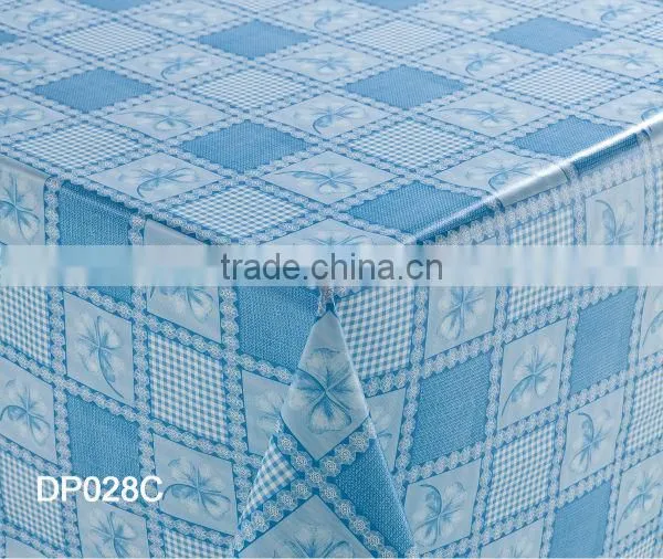 #DP028C Thick High Bar Cocktail Plastic Fancy Wedding Tablecloth photo-3