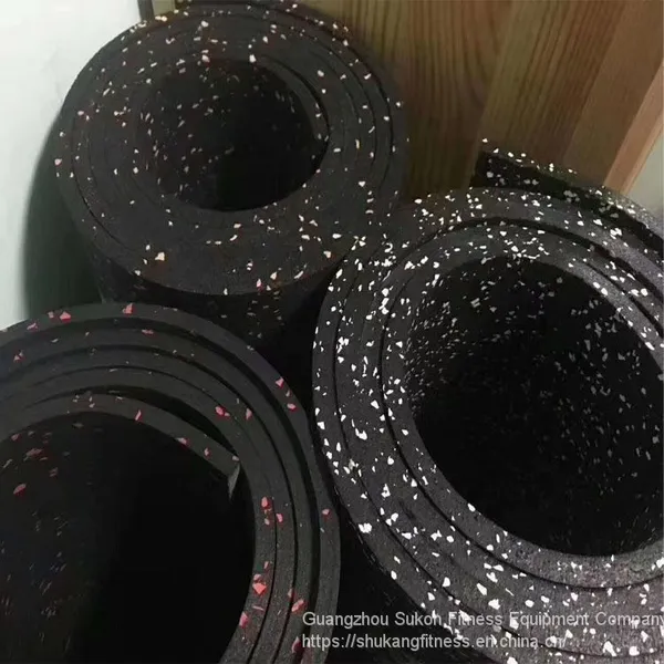SK-906A Gym Flooring Rubber Mat With EPDM Roll Mat photo-2
