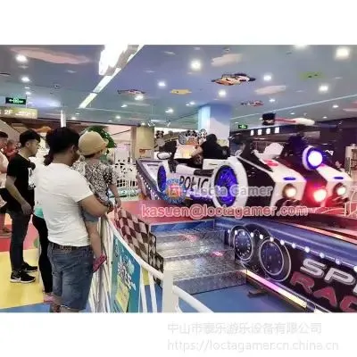 Zhongshan Manufacturers of Children's Play Equipment Mechanical Float Float Car Police Car Flying Car Double Hump Rotating Chair Spaceship (LT-PR73) photo-3